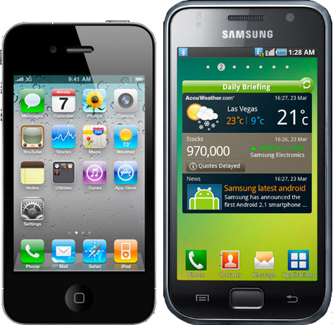 iPhone 4 vs Galaxy S